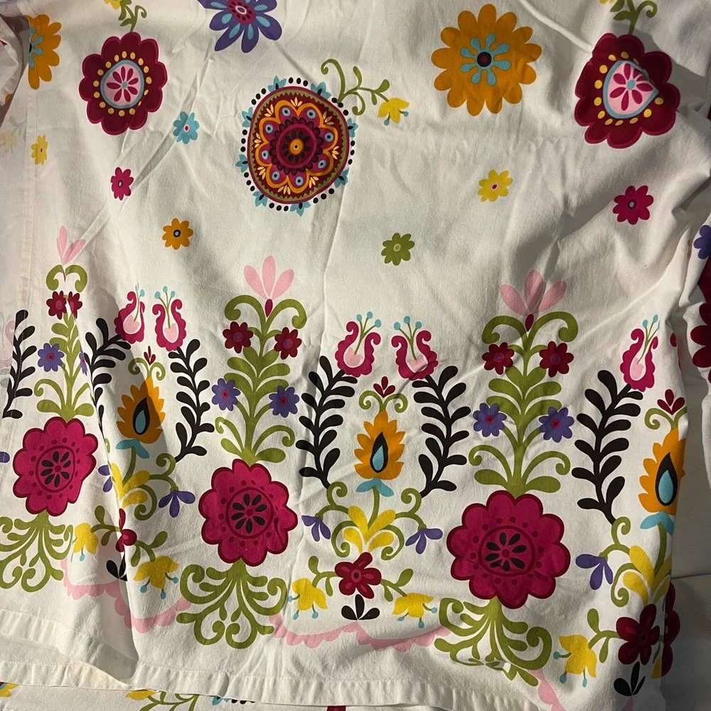 Floral Multicolor Shower Curtain